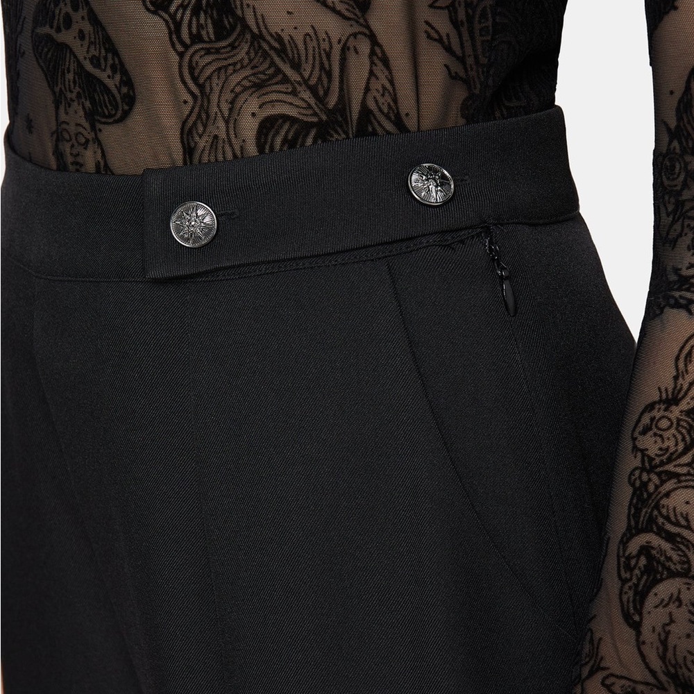 Iris Celestial Side Button Tailored Trousers size US 10/UK 14 - Picture 2 of 6